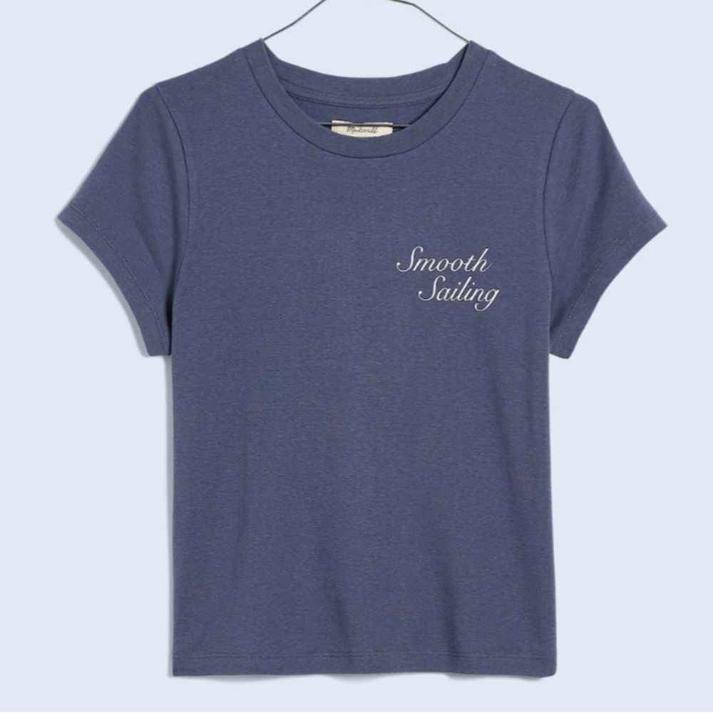 NWT Madewell Blue Graphic Tee